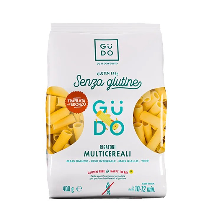 Gudo Pâtes Multicéréales Rigatoni Sans Gluten 400g