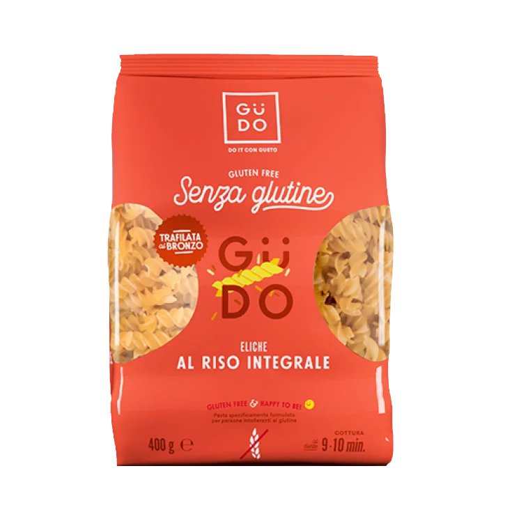 Gudo Pâtes de Riz Complète Eliche 400g