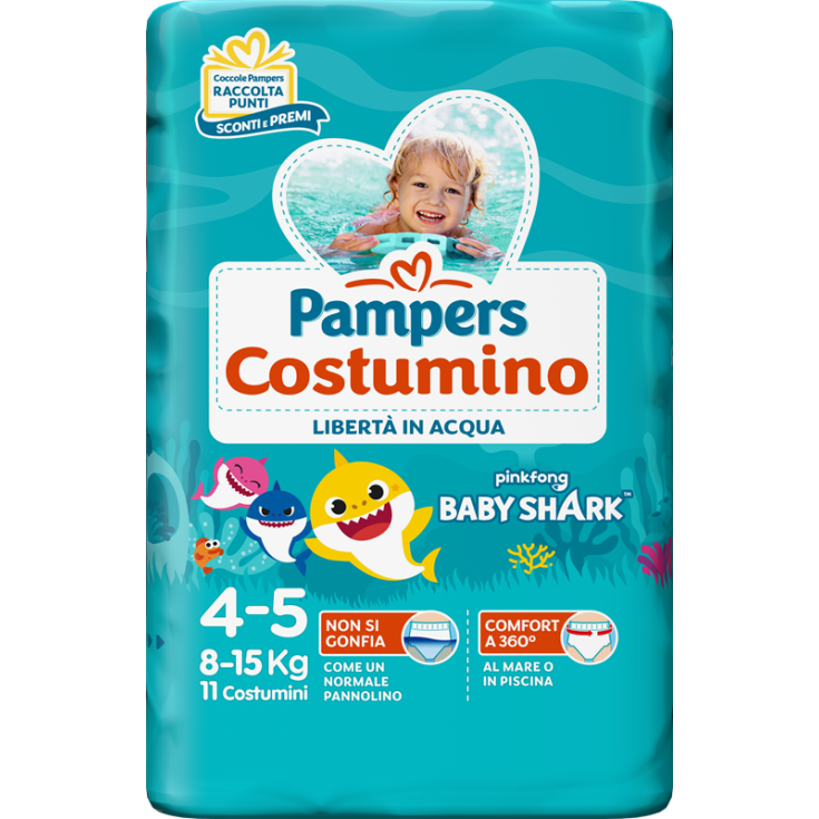 Pampers Le Maillot De Bain Taille 4 (8-15Kg) 11 Maillots De Bain