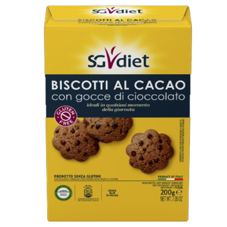 Sg Diet Biscuits au Cacao Gouttes de Chocolat Bio 200g