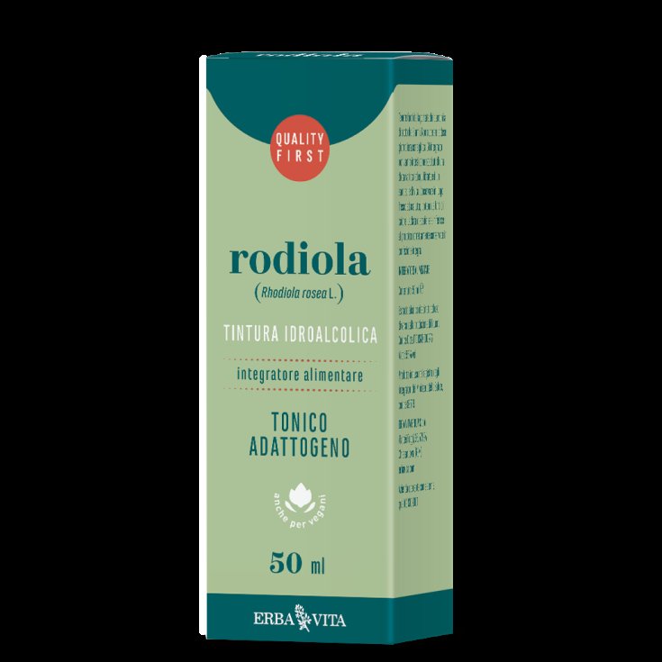 Erba Vita Teinture Hydroalcoolique Rodiola Complément Alimentaire 50 ml