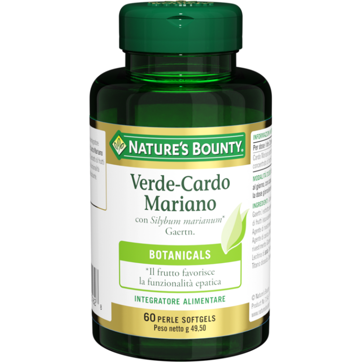 Nature's Bounty Chardon Marie Vert Complément Alimentaire 60 Perles