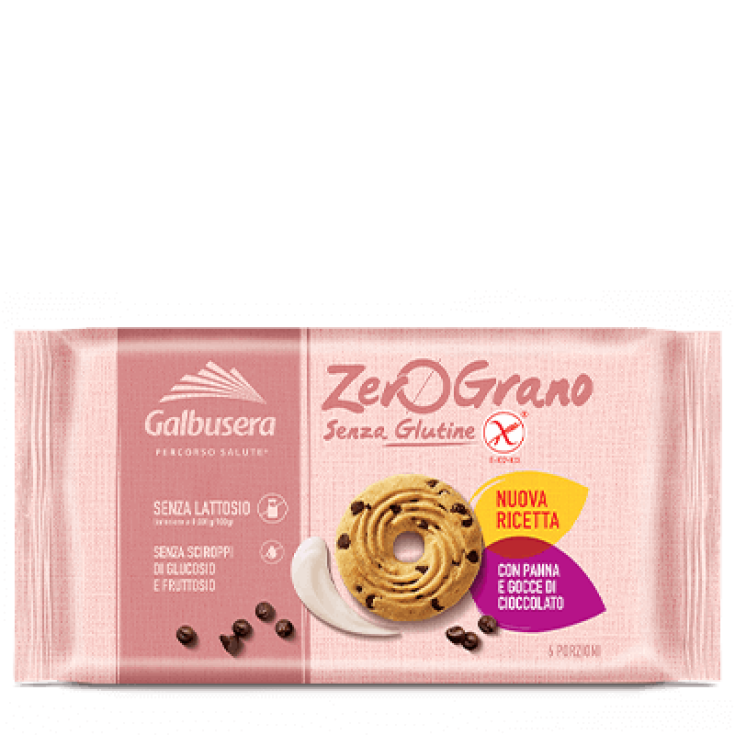 ZeroGrano Sablés Crème Et Pépites De Chocolat Galbusera 220g