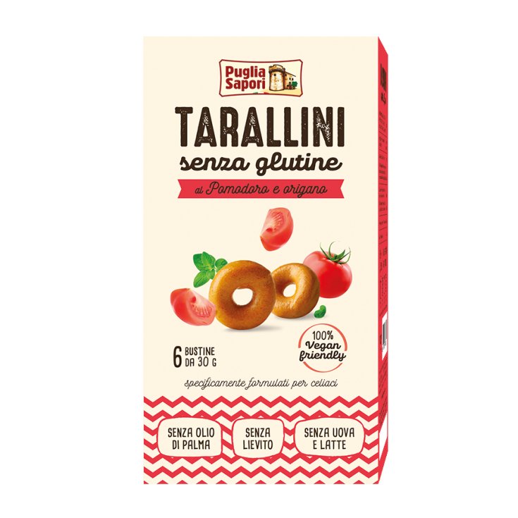 Puglia Sapori Tarallini Tomates Et Origan Sans Gluten 100g