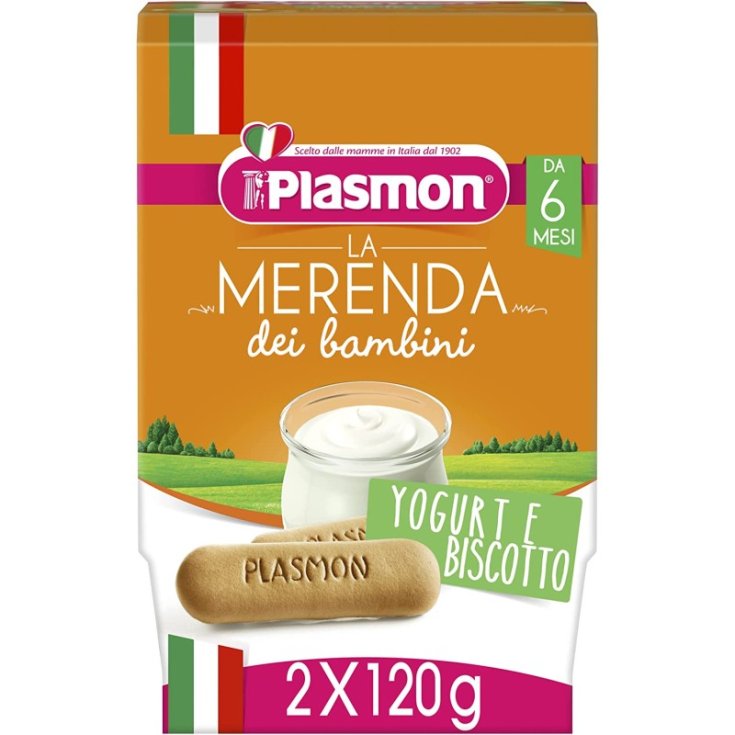 Plasmon Snack Enfant Biscuit Et Yaourt 2x120g