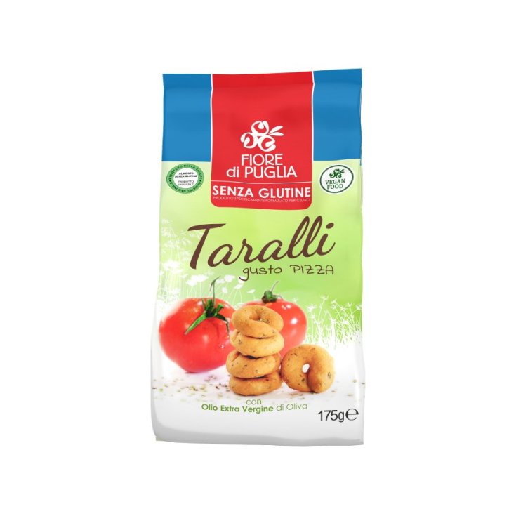 Fiore Di Puglia Taralli Gusto Pizza à l'huile d'olive extra vierge sans gluten 175g