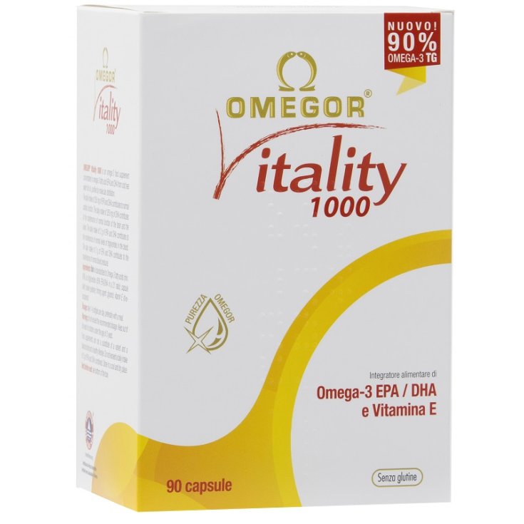 Omegor Vitalité 1000 Complément Alimentaire 90 Gélules