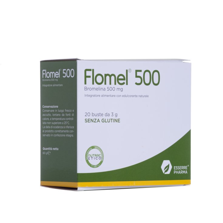 Flomel 500 Complément Alimentaire Sans Gluten 20 Sachets