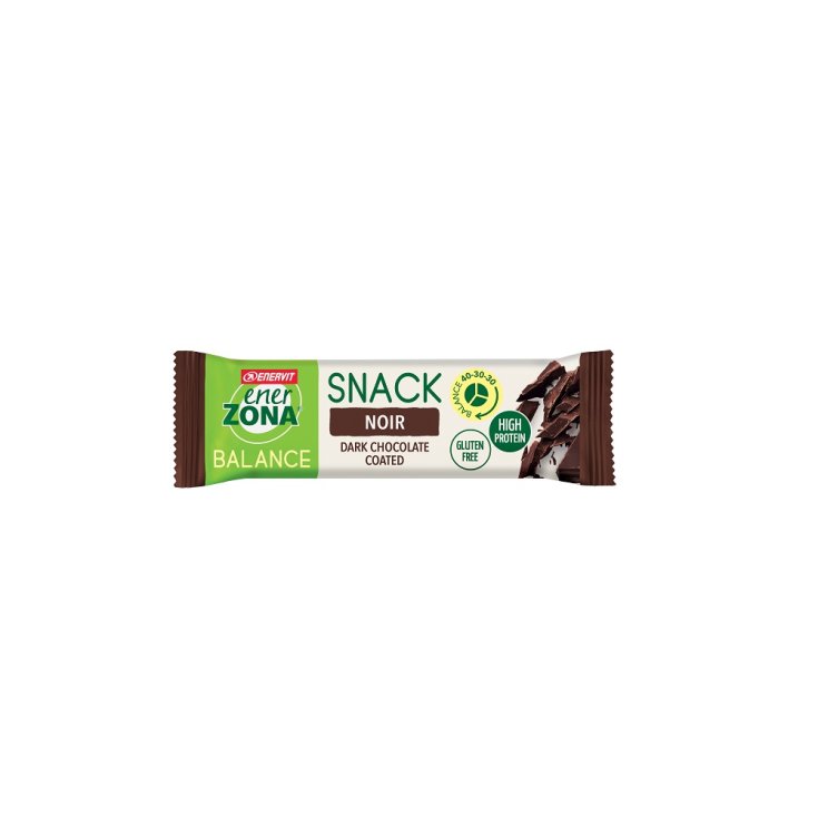 Snack Noir Chocolat Noir Enrobé Enervit EnerZona® Balance 40-30-30 Barre 33g