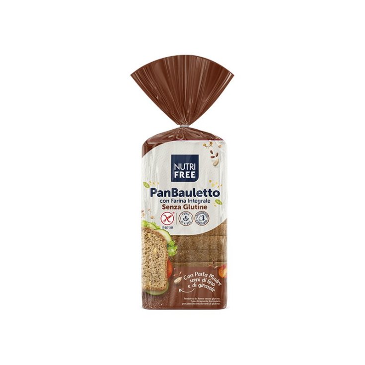 Nutrifree PanBauletto Pain de Blé Complet Moelleux 300g