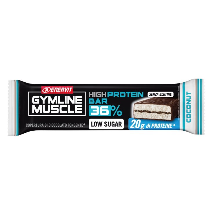 Barre Hyperprotéinée 36% Noix de Coco Enervit Gymline Muscle Bar 55g