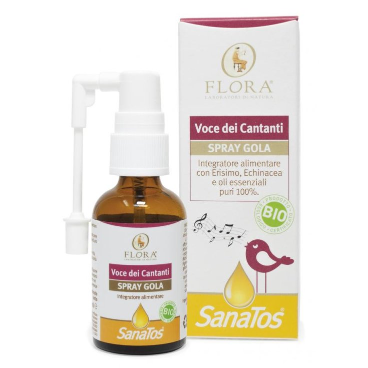 Flora Sanatos® Voix Des Chanteurs Spray Gorge BIO 30ml