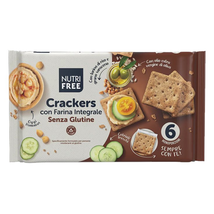 Nutrifree Crackers complets sans gluten 6 pièces