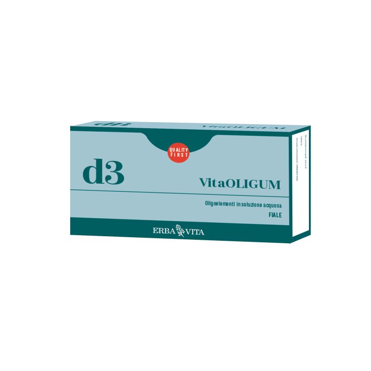 ErbaVita Vitaoligum D-3 Complément Alimentaire 20 Ampoules