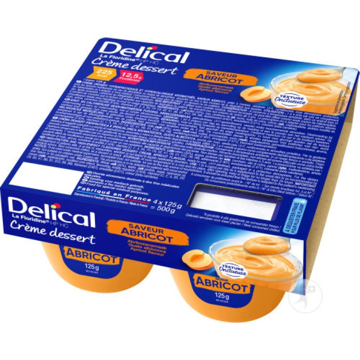 Delical Crème Abricot 4x125g