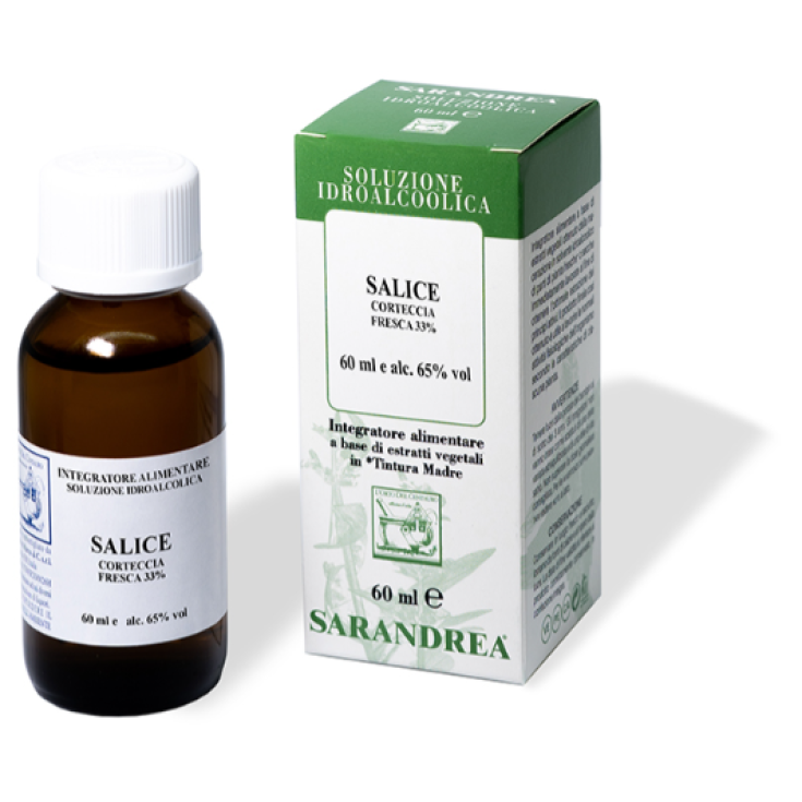 Sarandrea Marco Salix Alba Cortex Herbal Remedy 60ml Macérat glycériné