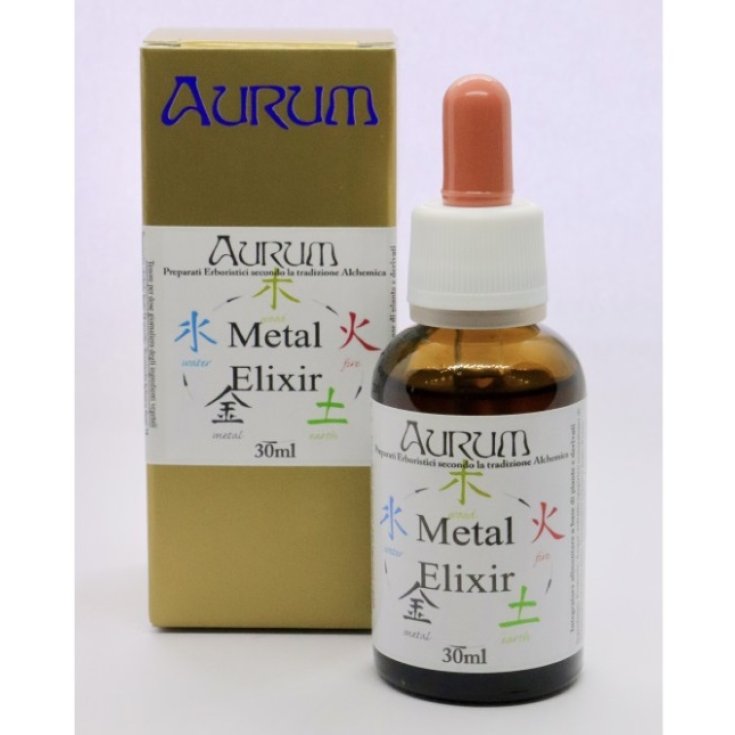 Gouttes d'élixir de métal Aurum 30 ml