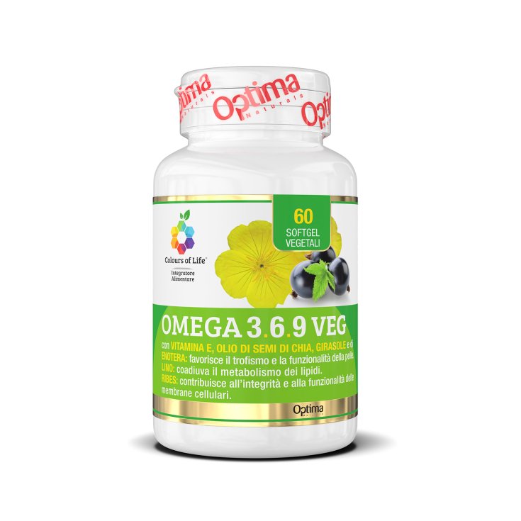 Oméga 3.6.9 VEG Colors Of Life® Optima Naturals 60 SoftGel
