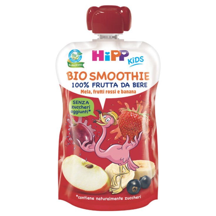 BIO Smoothie HiPP Kids Pomme Fruits Rouges Et Banane 120ml