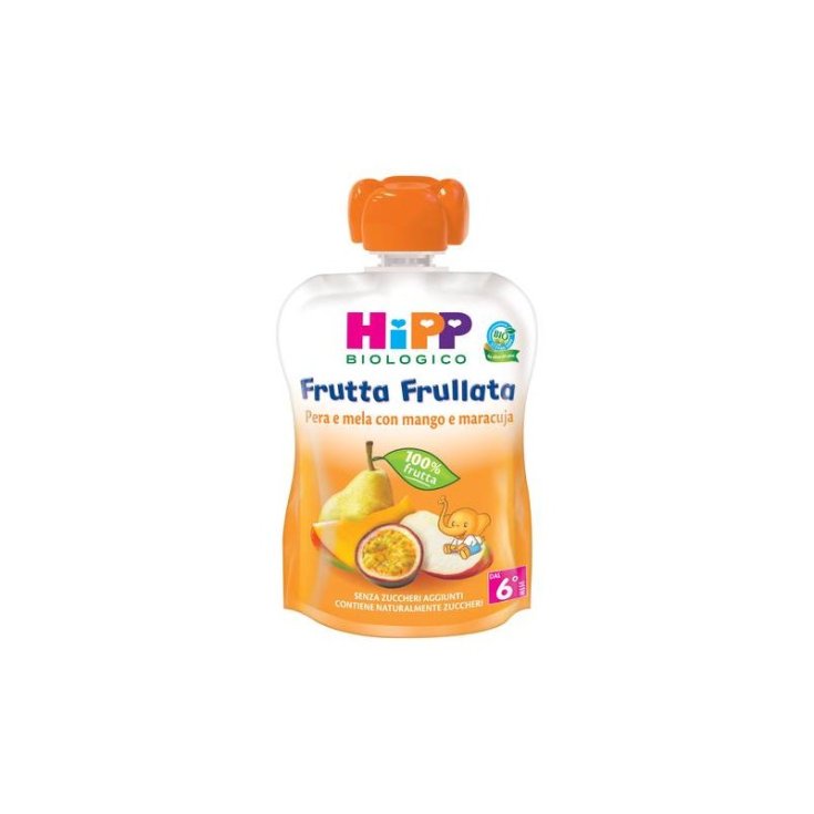 Purée De Fruits Poire Pomme Mangue Maracuja HiPP Bio 90g