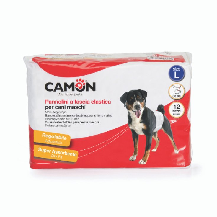 Camon Couches Bande Élastique Pour Chiens Mâles 3 12 Pièces