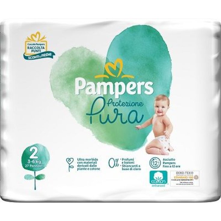 Pampers Naturello Taille 3 MINI (3-6Kg) 27 Couches