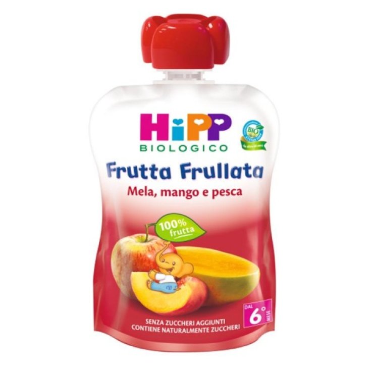 HiPP Smoothie aux fruits bio Pomme Mangue Pêche 90g