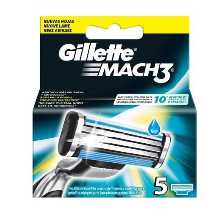GILLETTE® MACH 3 LAMES X 5