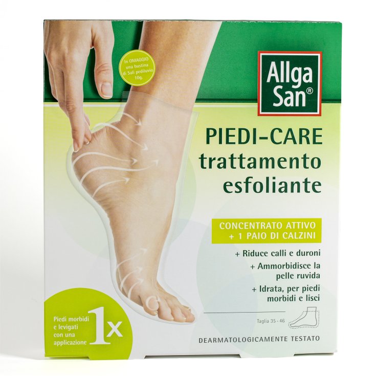 Traitement Exfoliant AllgaSan Feet-Care 1 Application