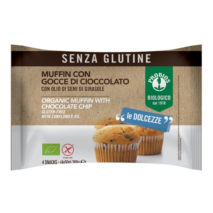 Probios Muffin Aux Pépites De Chocolat 4x50g