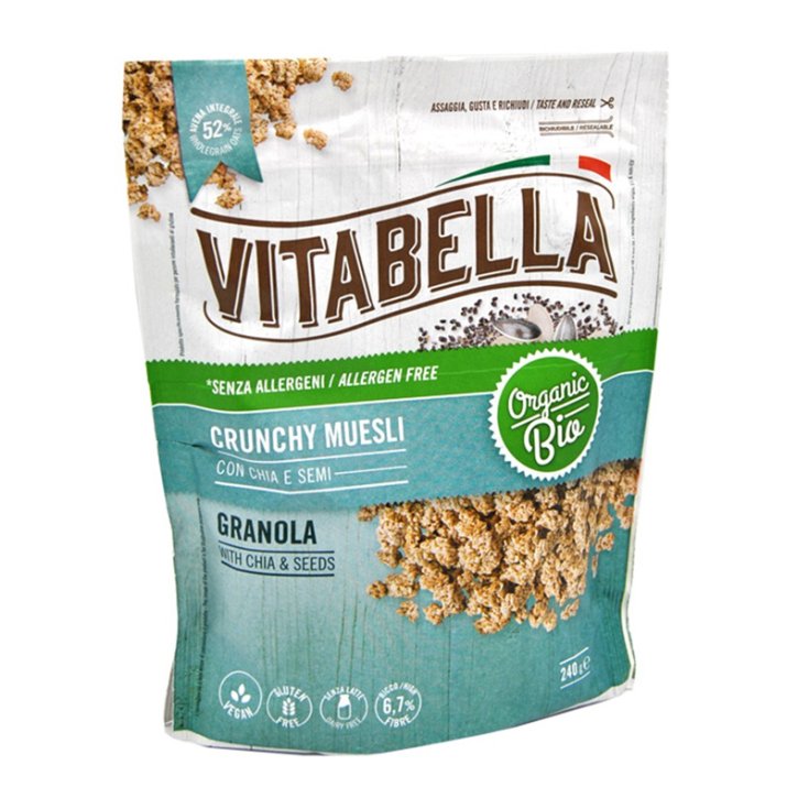 Muesli croquant aux graines de chia et de vitabella 240g