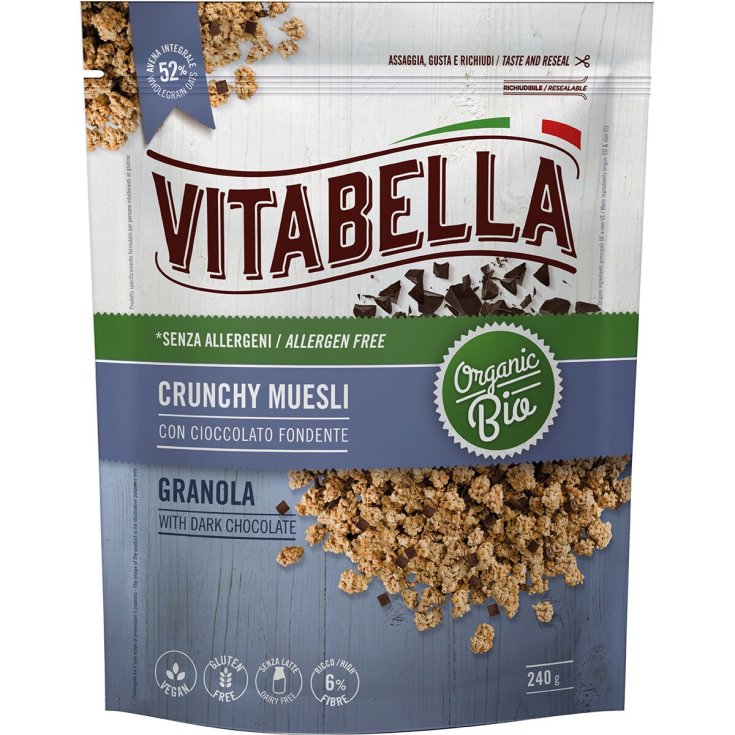 Muesli Croquant Au Chocolat Noir Vitabella 240g