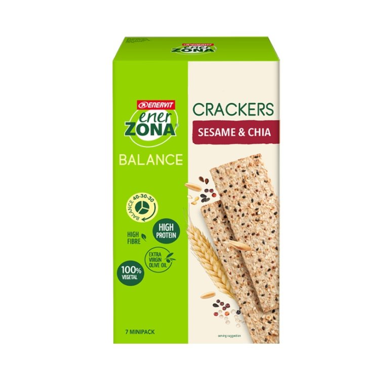 Crackers Sésame & Chia 40-30-30 Enervit EnerZona® 175g