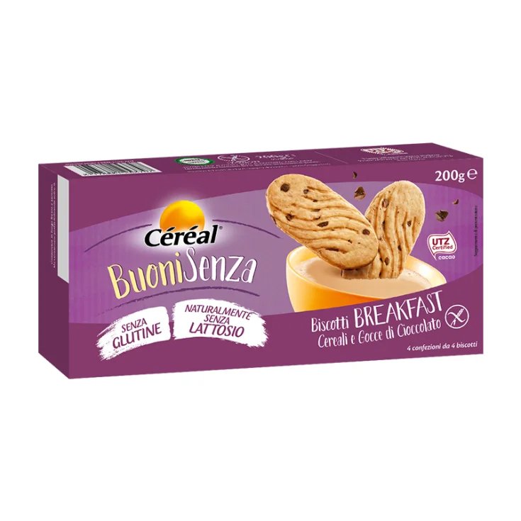 Biscuits Bon Sans Céréales Aux Pépites De Chocolat Céréal 200g