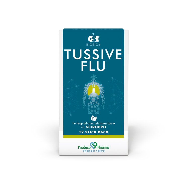 GSE TUSSIVE FLU Prodeco Pharma Pack 12 Sticks