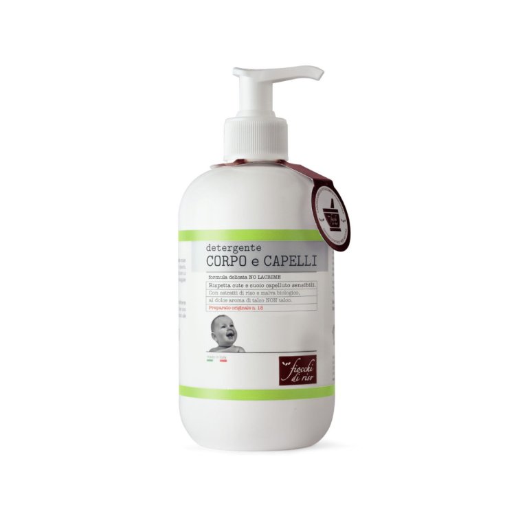 Nettoyant Corps Et Cheveux Talc Flocons De Riz 400 ml