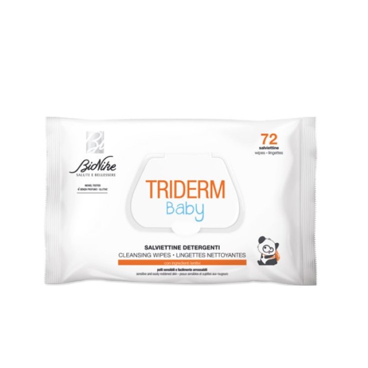 Triderm Baby BioNike Lingettes Nettoyantes 72 Pièces