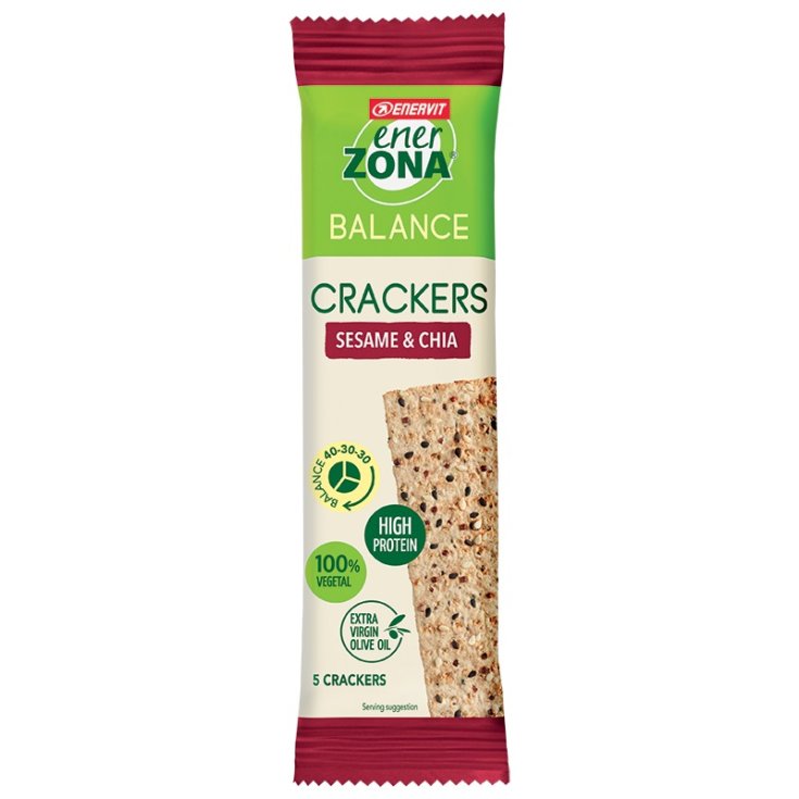 Crackers Sésame & Chia 40-30-30 Enervit EnerZona® Monodose 25g