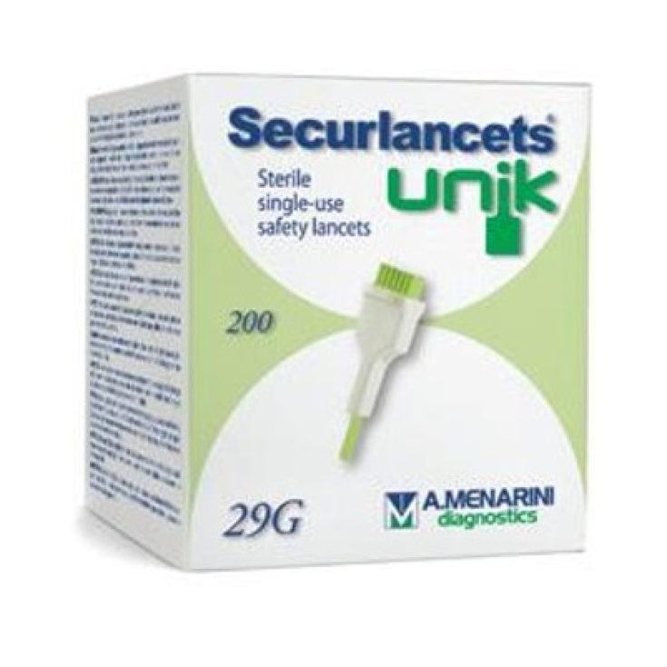 Securlancettes Unik A.Menarini 200 Pièces