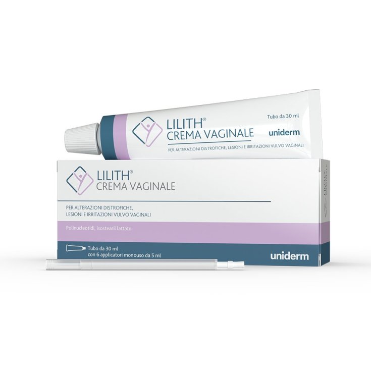 Lilith UNIDERM Crème Vaginale 30 ml + 6 Applicateurs