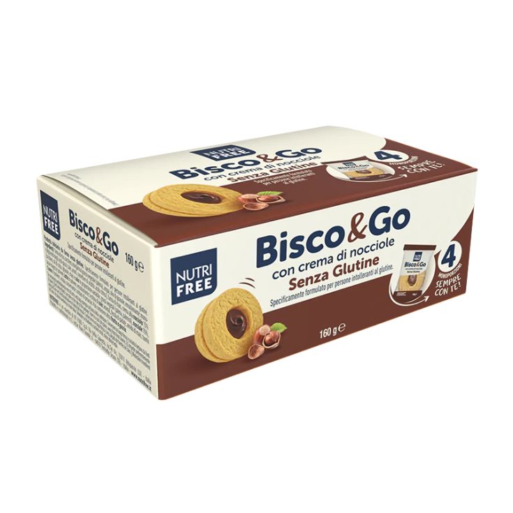 Bisco & Go Box Avec Crème De Noisette NutriFree 160g