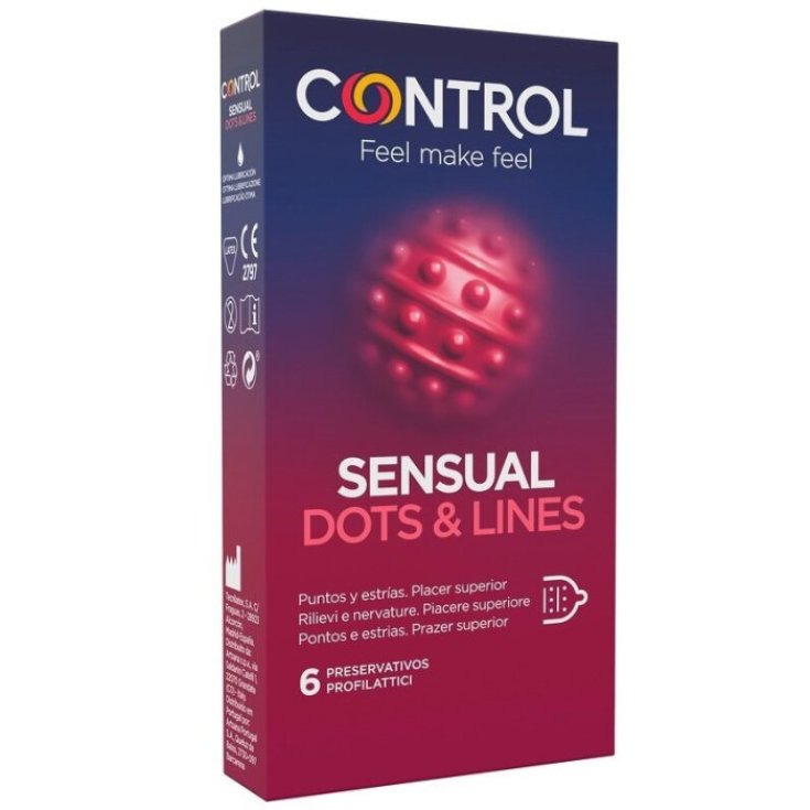 Sensual Dots & Lines Control 6 pièces