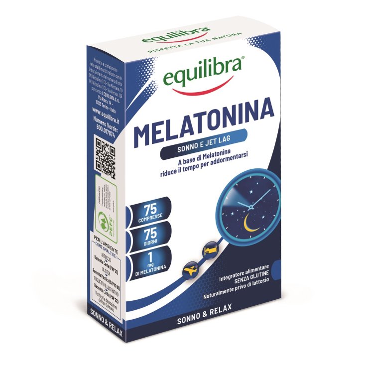 Equilibra® Mélatonine 75 Comprimés 1mg