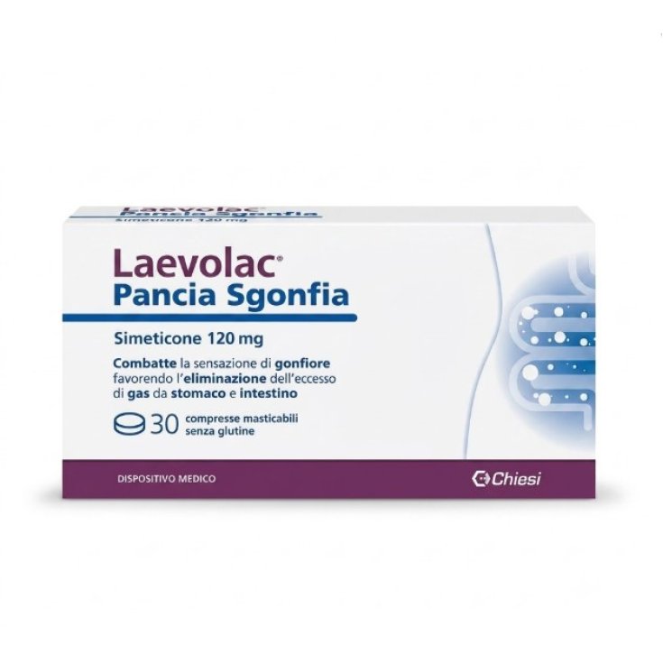 Laevolac® Ventre Plat Chiesi 30 Comprimés à Croquer