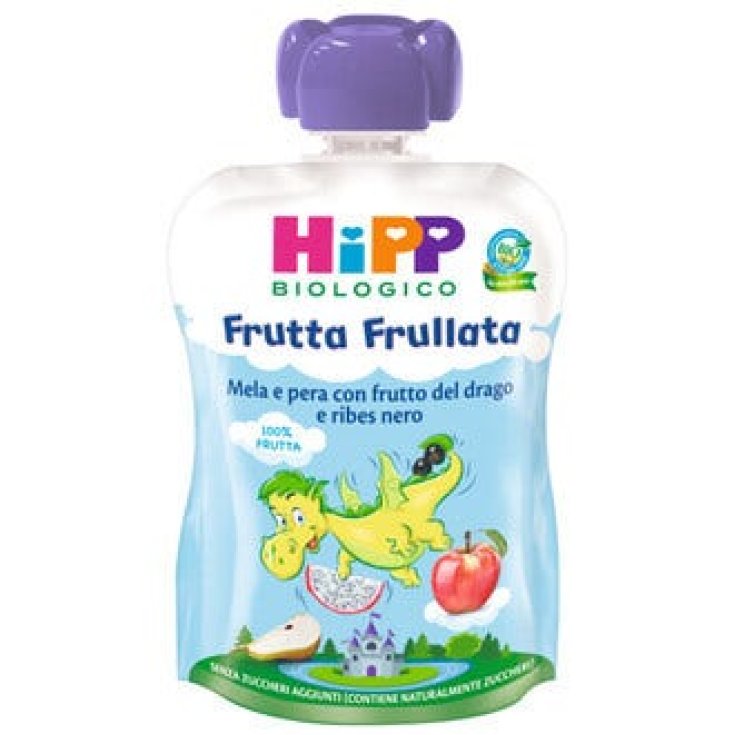 HiPP Smoothie aux fruits bio Pomme Poire Dragon Groseille 90g