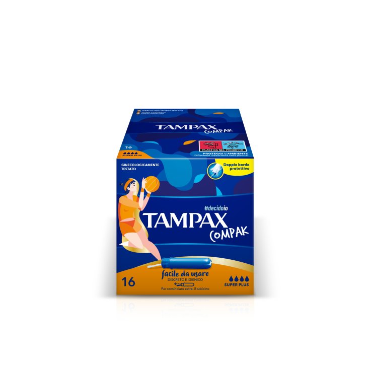 Tampax Compak Super Plus 16 pièces