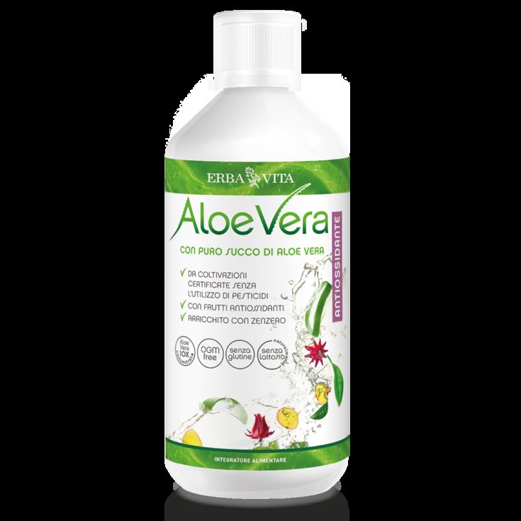 Aloe Vera Pur Jus Antioxydant Erba Vita 1L
