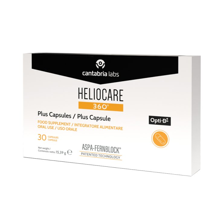 Heliocare 360 Plus Cantabria Labs 30 Capsules Végétariennes