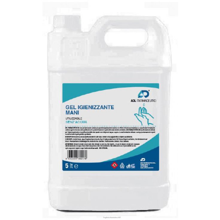 Gel désinfectant pour les mains ADL Farmaceutici® 5L