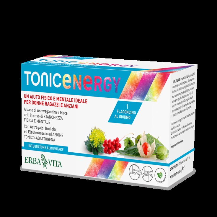 TonicEnergy Erba Vita 10 Ampoules de 12 ml